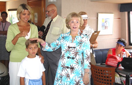 Dr. Grasmick, First Lady Kendel Ehrlich and son Drew